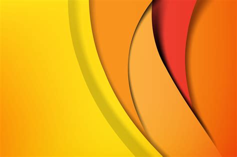 Orange And Yellow Abstract Background Dark And Black Layer Overlaps 002
