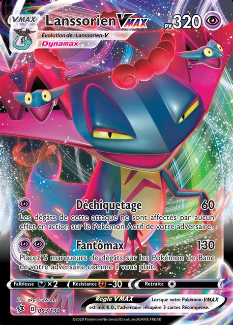 Lanssorien V MAX - carte Pokémon 93/192 Clash des Rebelles