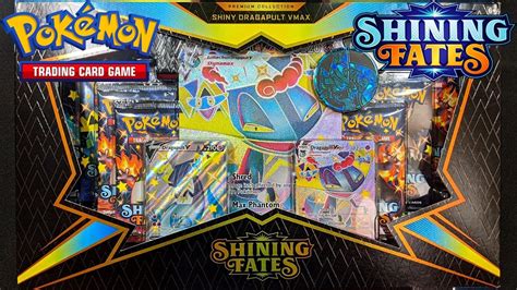 4k Pokemon Shiny Dragapult Vmax Shining Fates Premium Collection Box