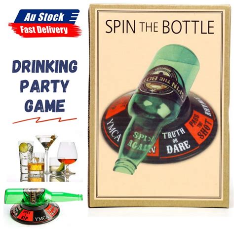 Spin The Bottle Drinking Games Adult Party Game For Fun Au
