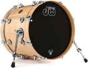 Dw Performance Series Bass Drum 18 X 22 Inch Chrome Shadow Finishply Sweetwater