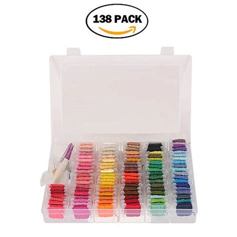 Diy Embroidery Floss 100 Color And Organizer Storage