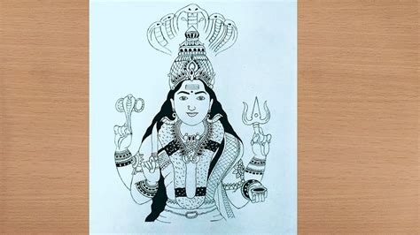 How To Draw Durgai Amman Drawing How To Draw Durga Drawing Durga
