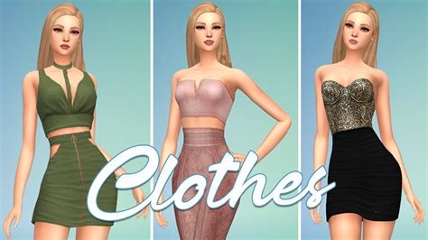 Cc Clothes Pack Maxis Match 👗 My Folder Mods 📂 Youtube