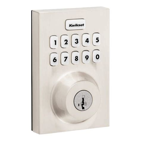 Kwikset Home Connect 620 Keypad 869 Contemporary Satin Nickel Connected