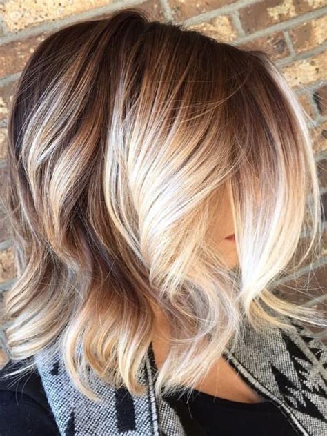This would be a mocha shade of brown with blonde highlights that looks a lot like balayage, only it's not. 51 Blonde and Brown Hair Color Ideas For Summer 2019 ...