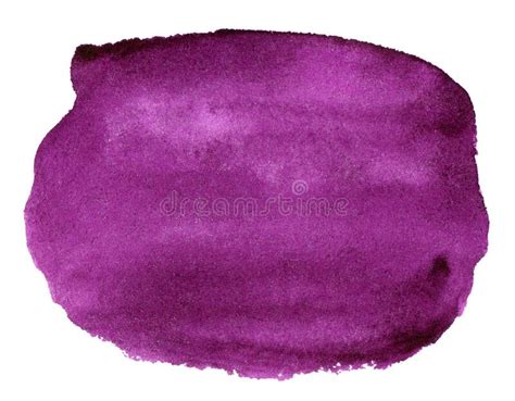 Purple Watercolor Clip Art Hand Paint On White Background Artistic