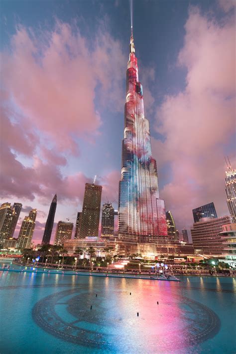 Burj Khalifa Dubai Архитектура дубая Пляжные путешествия Дубай