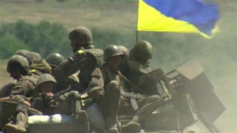 reports of heavy fighting in eastern ukraine bbc news