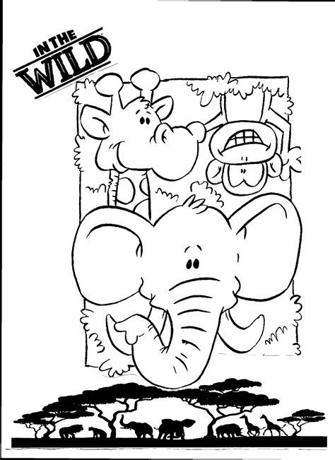Jungle Vbs Coloring Pages Printable