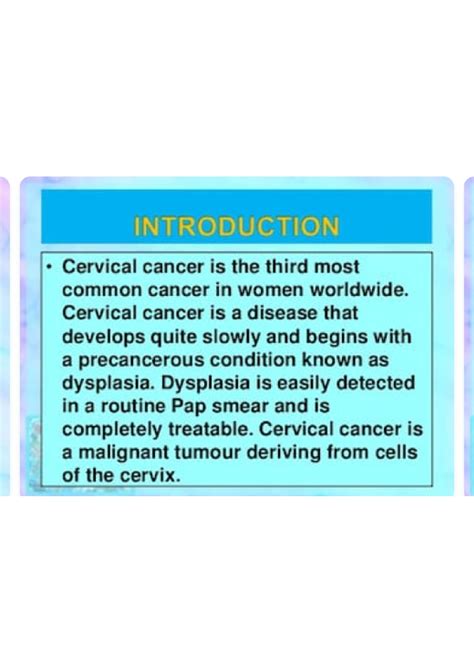 Solution Cervical Cancer Ppt Studypool