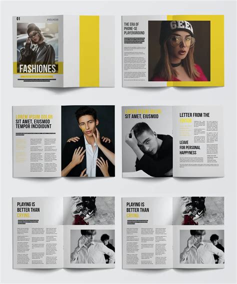 Fashion Magazine Layout | Fashion magazine layout, Magazine layout, Magazine template