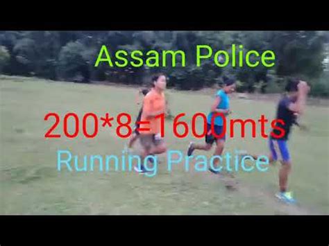For Assam Police Requirements Subansiri Girls Running Practice