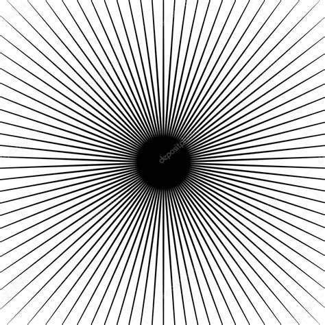 Circular Radial Lines Pattern — Stock Vector © Vectorguy 133920552