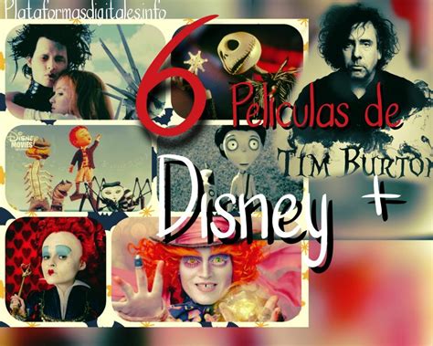 6 Películas De Tim Burton En Disney 🎃 Tim Burton En Disney Plus
