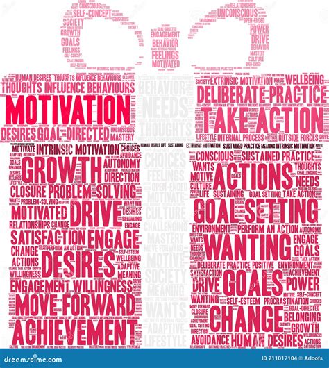 Motivation Word Cloud Stock Vector Illustration Of Drive 211017104