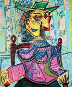 'portrait of dora maar' was created in 1937 by pablo picasso in surrealism style. The Women of Pablo Picass: Dora Maar and Picasso - Web Art ...