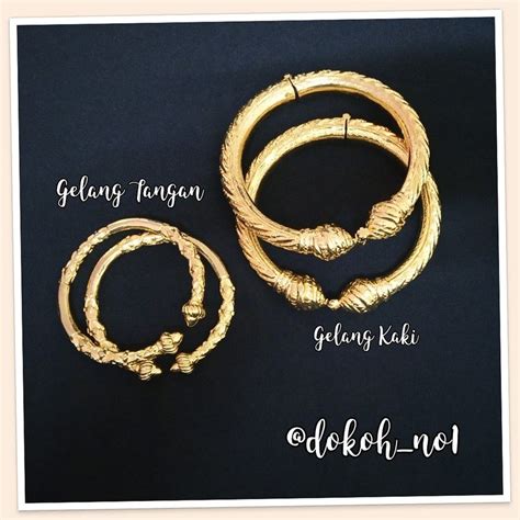Baju ini dikenakan bersama kain sarung dan kopiah. READY STOCK : GELANG TANGAN & KAKI TRADISIONAL.