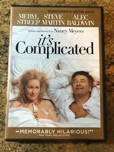 It S Complicated DVD By Meryl Streep Alec Baldwin Steve Martin VERY GOOD EBay