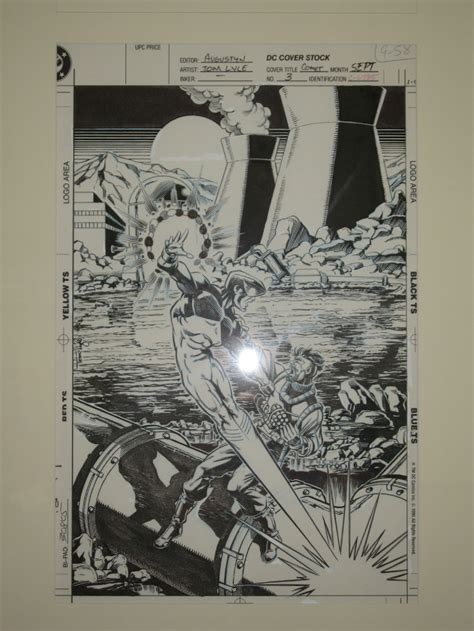 The Comet In Lou Habermans Dc Cover Art Comic Art Gallery Room