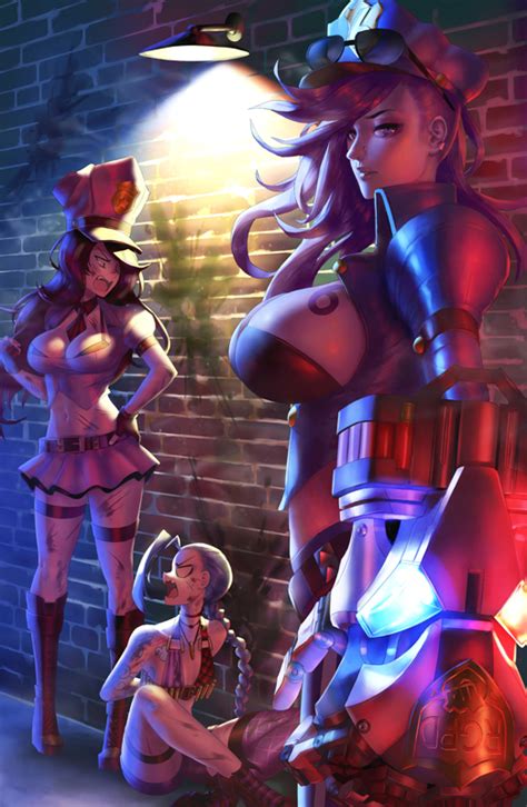 Jinx Caitlyn Vi Officer Caitlyn And Officer Vi League Of Legends
