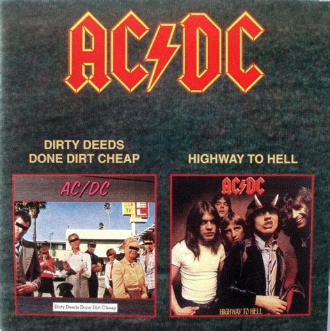 Ac Dc Dirty Deeds Done Dirt Cheap Highway To Hell Cd Discogs