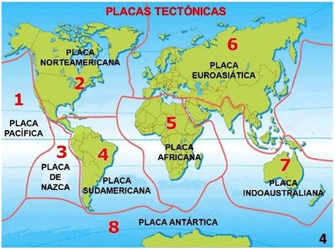 Foto De Las Placas Tectonicas Principales Placas Tect 243 Nicas Placas