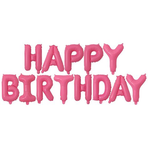 Happy Birthday Balloon Air Letters Martwells