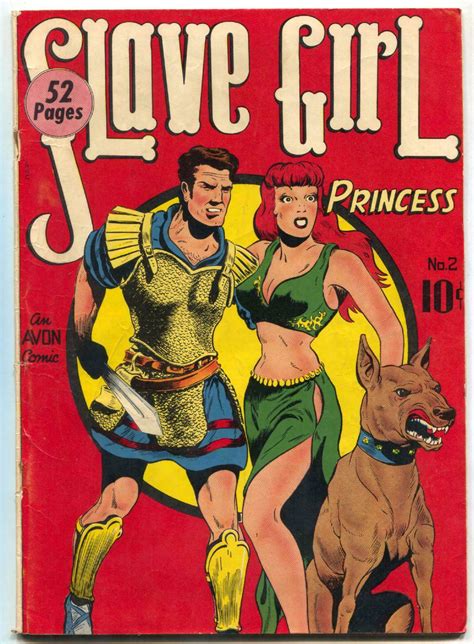 slave girl comics 2 1949 avon golden age spicy good girl art g vg comic books golden age