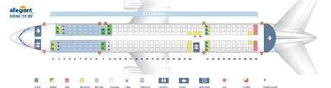 Seat Map Boeing 757 200 Allegiant Air Best Seats In The Plane