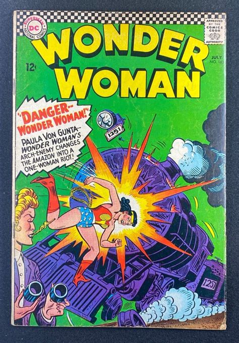 Wonder Woman 1942 163 Vg 4 5 1st App Giganta Ross Andru Comic Books Modern Age Hipcomic