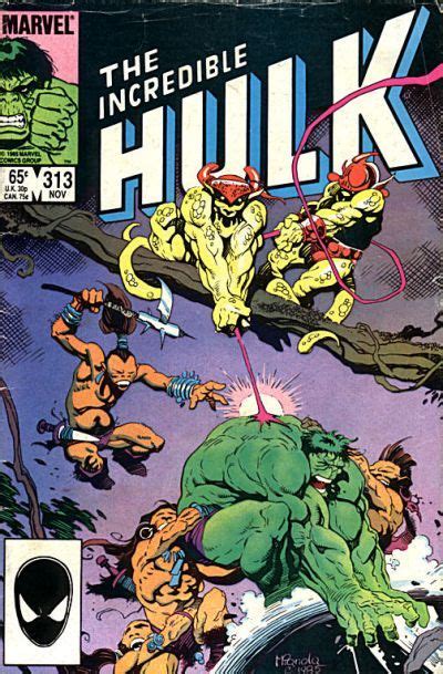 Incredible Hulk 313 By Mike Mignola Hulk Comic Hulk Marvel Comics