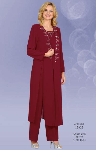 Benmarc Misty Lane Special Occasion Pant Suit 13423 With Duster French