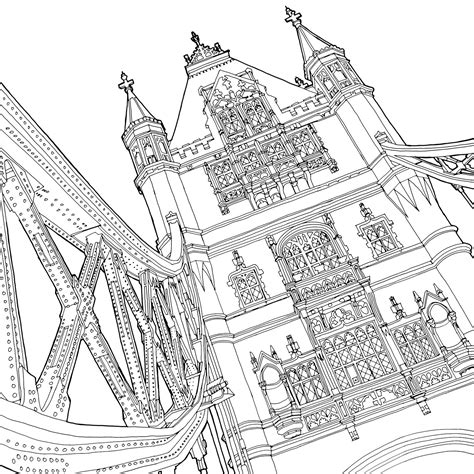 Architecture Coloring Pages At Free Printable