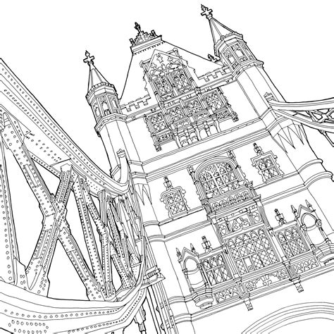 Architecture Coloring Pages at GetColorings.com | Free printable