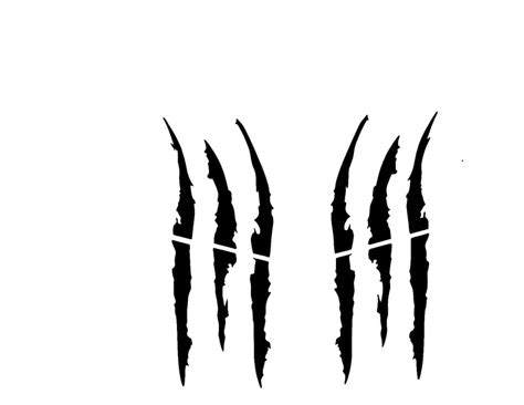 Monster Claws Headlight Scratch Marks Set Of 2 Trail Decals