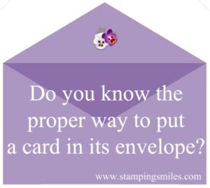 Feb 22, 2021 · to address an envelope properly you'll need three things—a return address, the recipient's address and a stamp. Do you know the proper way to put a card in its envelope?