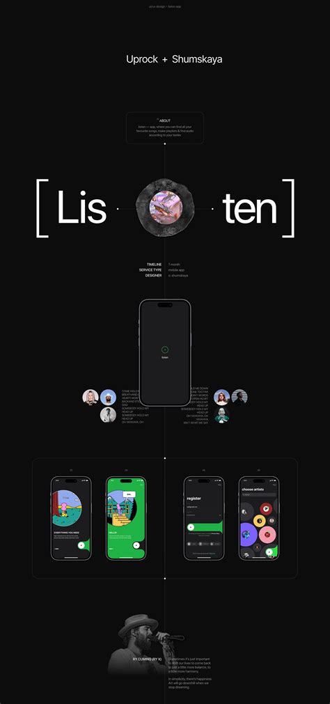 Lis Ten Music Mobile App On Behance