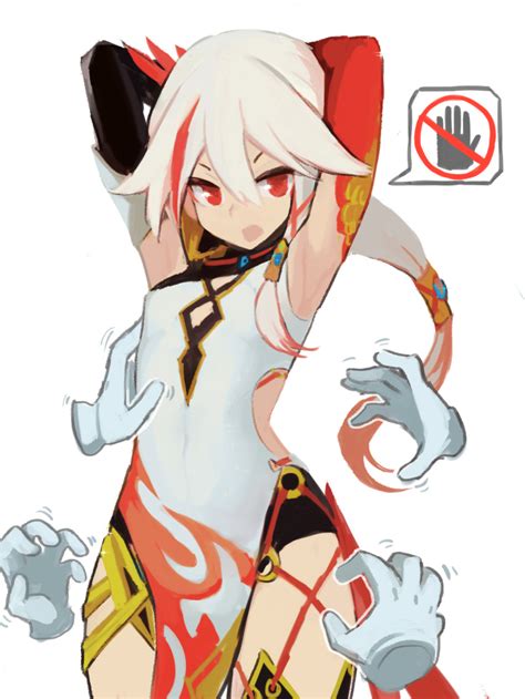 Safebooru 1girl Armpits Arms Up Asymmetrical Clothes Bangs China Dress Chinese Clothes