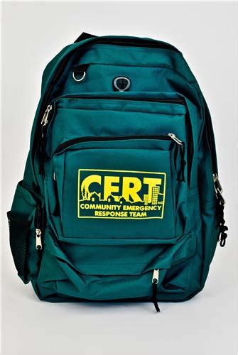 Deluxe Cert Backpack Be Ready Earthquake And Survival