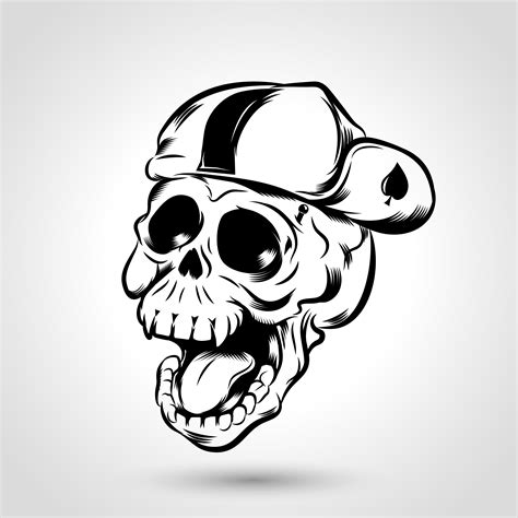 Punk Skull Cap 640423 Vector Art At Vecteezy