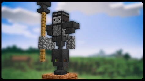 The ender dragon is a boss that appears in the game minecraft. Small Statue in Minecraft - YouTube