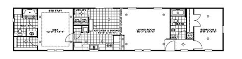 The width of single wide manufactured homes varies between 10 ft to 18 ft. Mobile Home Floor Plans - Single Wide & Double Wide ...