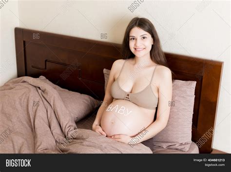 Pregnant Girl Sits Image And Photo Free Trial Bigstock