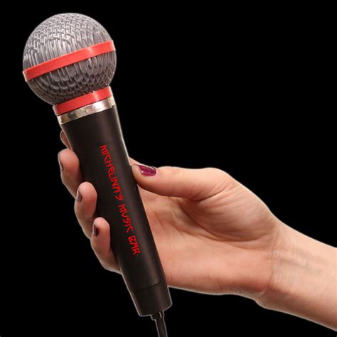Plastic Toy Microphone 10 Inch Non Light Up Novelties And Toys