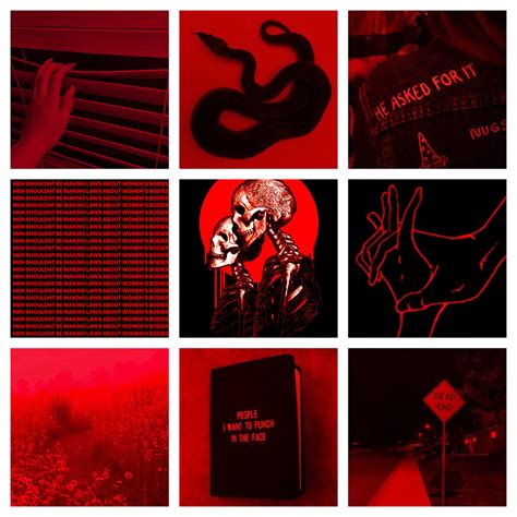 Dark Red Moodboard Aesthetic By Randomaesthetics On Deviantart