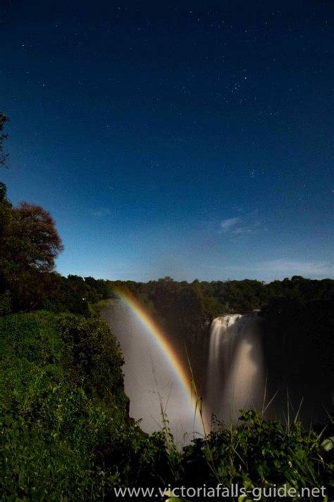 Lunar Rainbow In Victoria Falls Witness A Moonbow