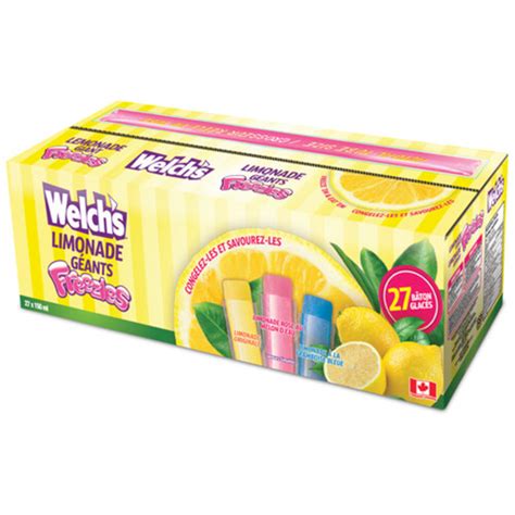 Welchs Freeze Pops Giant Lemonade 27 X 150 Ml Voilà Online Groceries