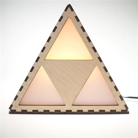 The Legend Of Zelda Lamp Triforce Desk Night Light Personalized