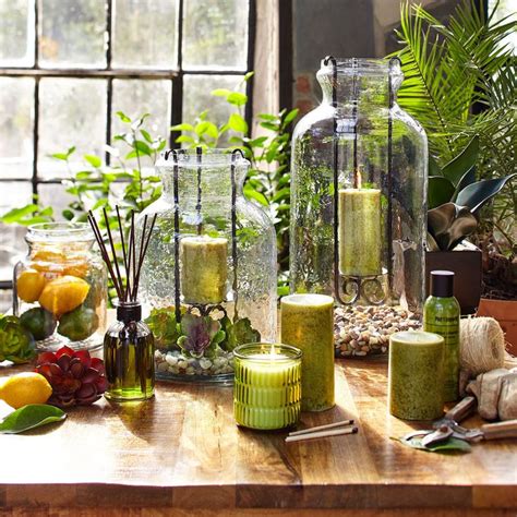 Go all white with touches of green and gold when using these candle holders. Hanging Pillar Jar Hurricanes | Pier 1 Imports | Glass ...